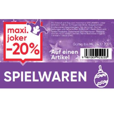 maxi.joker -20% auf einen Artikel Maximarkt