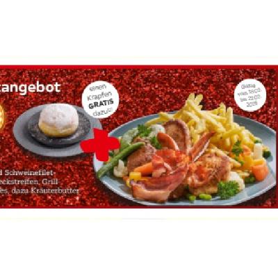 XXXLutz Grillteller einen Krapfen GRATIS dazu! je 8.80€ XXXLutz
