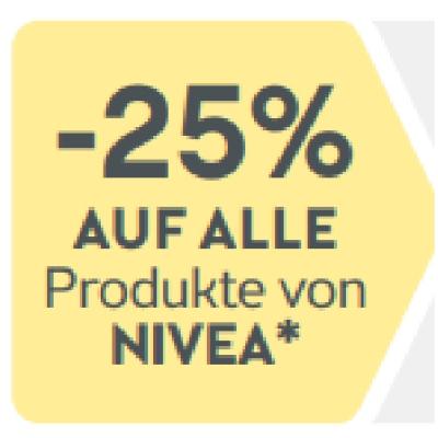 -25% AUF ALLE Produkte von NIVEA BIPA