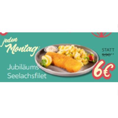 Jubiläums-Seelachsfilet je 6 € XXXLutz