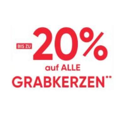 BIS ZU -20% auf ALLE GRABKERZEN Maximarkt
