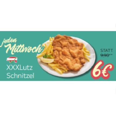 XXXLutz Schnitzel je 6 € XXXLutz