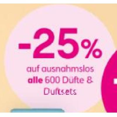 Promotion Bild von -25% auf ausnahmslos alle 600 Düfte & Duftsets BIPA