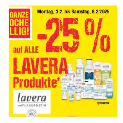 -25% auf ALLE LAVERA Produkte Maximarkt