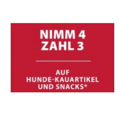 Promotion Bild von NIMM 4 ZAHL 3 AUF HUNDE-KAUFARTIKEL UND SNACKS Dehner