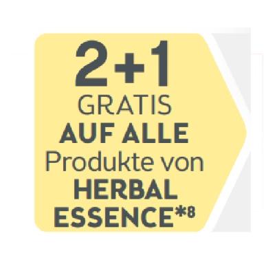 2+1 GRATIS AUF ALLE Produkte von HERBAL ESSENCE BIPA