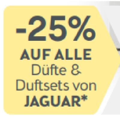 -25% auf alle Düfte und Duftsets von Jaguar BIPA