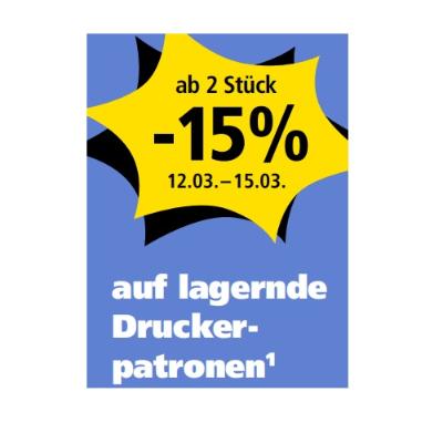 ab 2 Stück -15% auf lagernde Druckerpatronen PAGRO & LIBRO