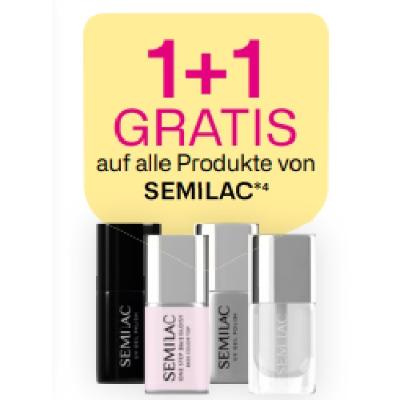 1+1 GRATIS auf alle Produkte von SEMILAC BIPA