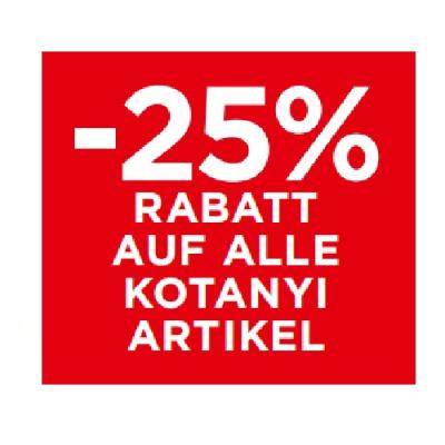 -25% RABATT AUF ALLE KOTANYI ARTIKEL Unimarkt