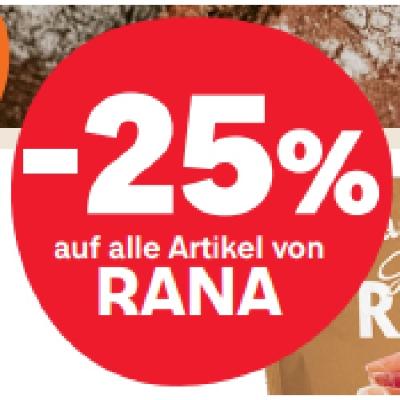 -25% auf alle Artikel von RANA MPREIS
