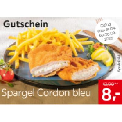 Spargel Cordon bleu je 8,- € XXXLutz