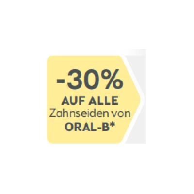 Promotion Bild von -30% AUF ALLE Zahnseiden von ORAL-B BIPA
