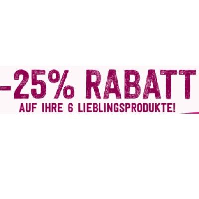 Promotion Bild von -25% RABATT AUF IHRE 6 LIEBLINGSPRODUKTE! Sutterlüty