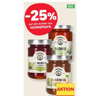 Bild von -25% auf alle Artikel von HONIGMAYR MPREIS