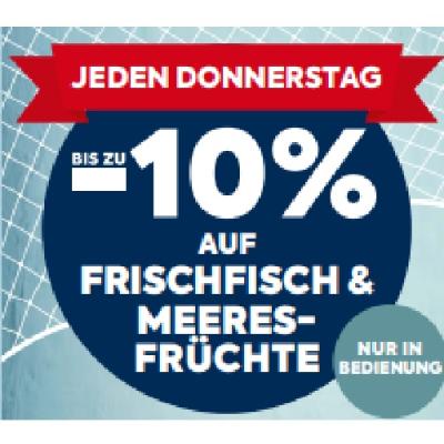 JEDEN DONNERSTAG BIS ZU -10% AUF FRISCHFISCH & MEERESFRÜCHTE BILLA PLUS
