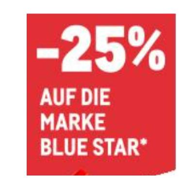 Promotion Bild von -25% AUF DIE MARKE BLUE STAR METRO