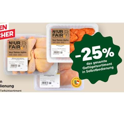 Promotion Bild von -25% das gesamte Geflügelsortiment in Selbstbedienung MPREIS