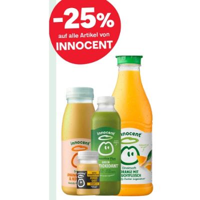 -25% auf alle Artikel von INNOCENT