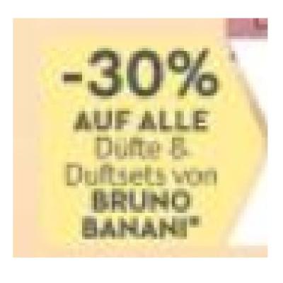 Promotion Bild von -30% auf alle Düfte & Duftsets von BRUNO BANANI BIPA
