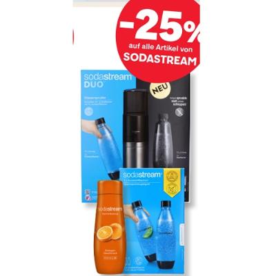 -25% auf alle Artikel von SODASTREAM MPREIS