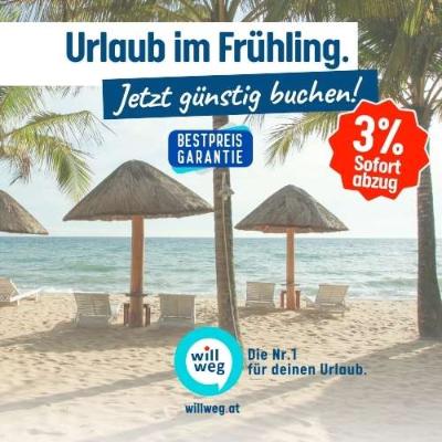 Bild von Urlaub im Frühling mit willweg.at