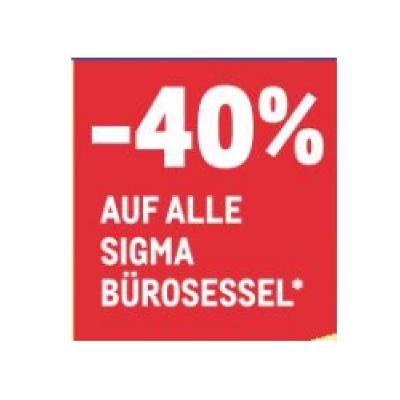 -40% AUF ALLE SIGMA BÜROSESSEL METRO