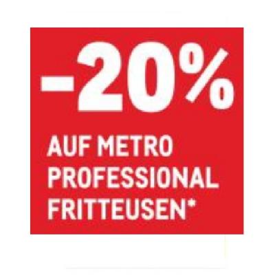 -20% AUF METRO PROFESSIONAL FRITTEUSEN METRO