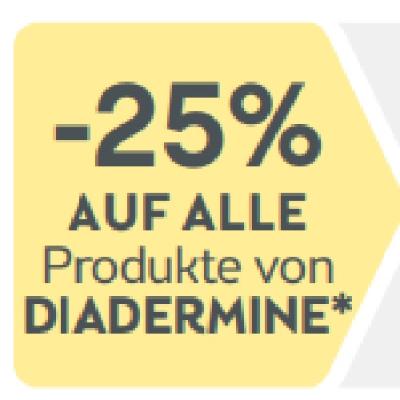 -25% AUF ALLE Gesichtspflegeprodukte von Diadermine BIPA