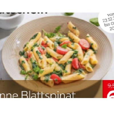 Penne Blattspinat je 6€ XXXLutz