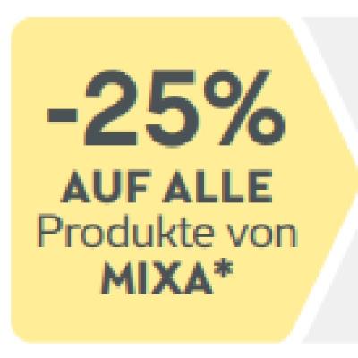 -25% auf alle Produkte von Mixa BIPA