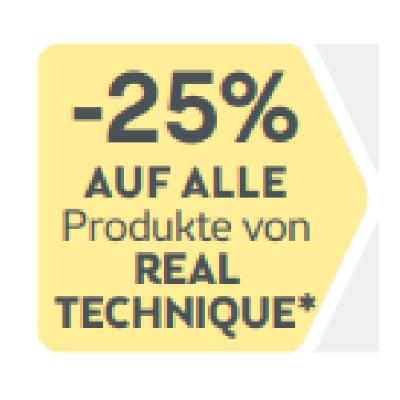 Promotion Bild von -25% AUF ALLE Produkte von REAL TECHNIQUE BIPA