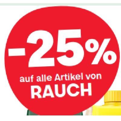 -25% auf alle Artikel von RAUCH MPREIS