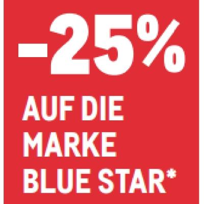 -25% AUF DIE MARKE BLUE STAR METRO