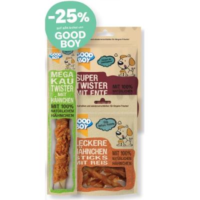 -25% auf alle Artikel von GOOD BOY MPREIS
