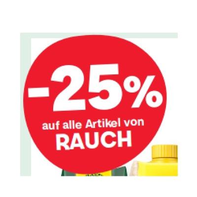 -25% auf alle Artikel von RAUCH MPREIS 