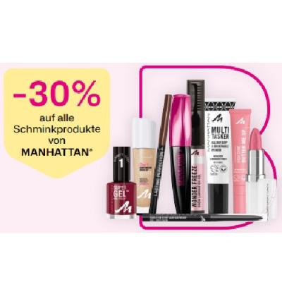 -30% auf alle Schminkprodukte von MANHATTAN BIPA