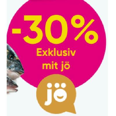 -30% Exklusiv mit jö AUF FRISCHFISCH IN BEDIENUNG Sutterlüty