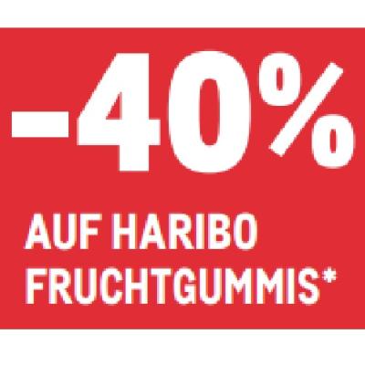 -40% AUF HARIBO FRUCHTGUMMIS METRO