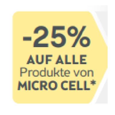 Promotion Bild von -25% AUF ALLE Produkte von MICRO CELL BIPA