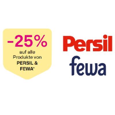 -25% auf alle Produkte von PERSIL & FEWA BIPA