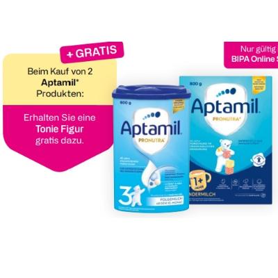 Beim Kauf von 2 Aptamil Produkten + GRATIS Erhalten Sie eine Tonie Figur BIPA