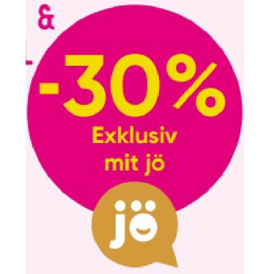 -30% Exklusiv mit jö AUF WASCH-, PUTZ- & REINIGUNGSMITTEL Sutterlüty