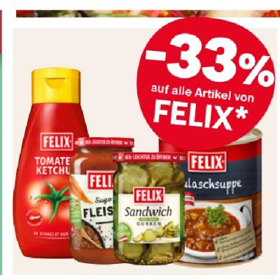 -33% auf alle Artikel von FELIX MPREIS