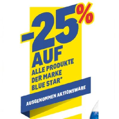 Promotion Bild von -25% AUF ALLE PRODUKTE DER MARKE BLUE STAR AUSGENOMMEN AKTIONSWARE METRO