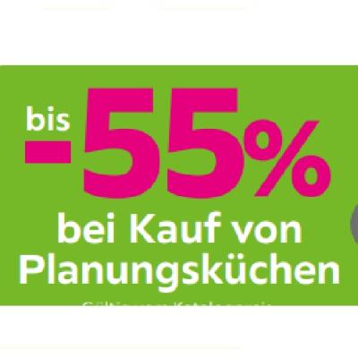 Promotion Bild von bis -55% bei Kauf von Planungsküchen mömax