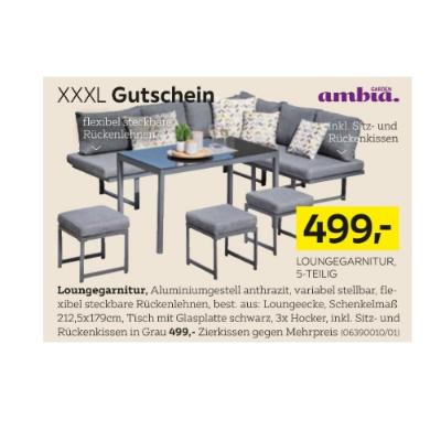Promotion Bild von Ambia Garden Loungegarnitur je 499€ XXXLutz