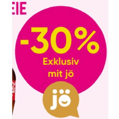 -30% Exklusiv mit jö AUF ALKOHOLFREIE GETRÄNKE Sutterlüty