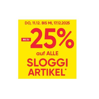 BIS ZU -25% auf ALLE SLOGGI ARTIKEL Maximarkt
