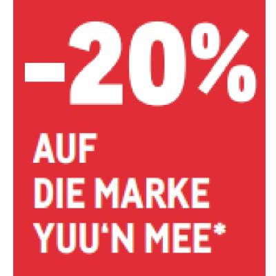 -20% AUF DIE MARKE YUU'N MEE METRO
